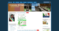 Desktop Screenshot of comune.carceri.pd.it